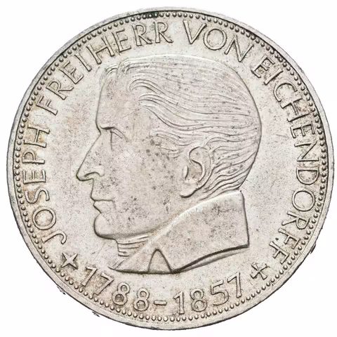 5 Marka 1957 J - Eichendorff, J.391, patina_R!