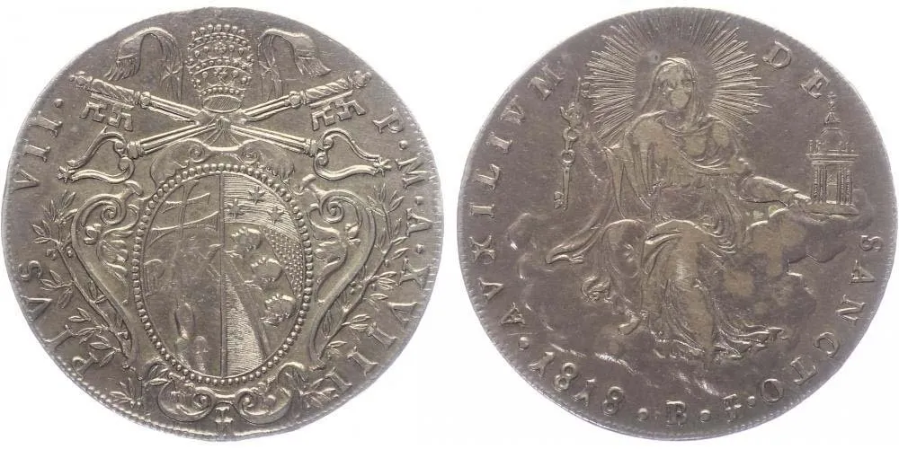 Vatikán, Pius VII., 1800 - 1823 — 1