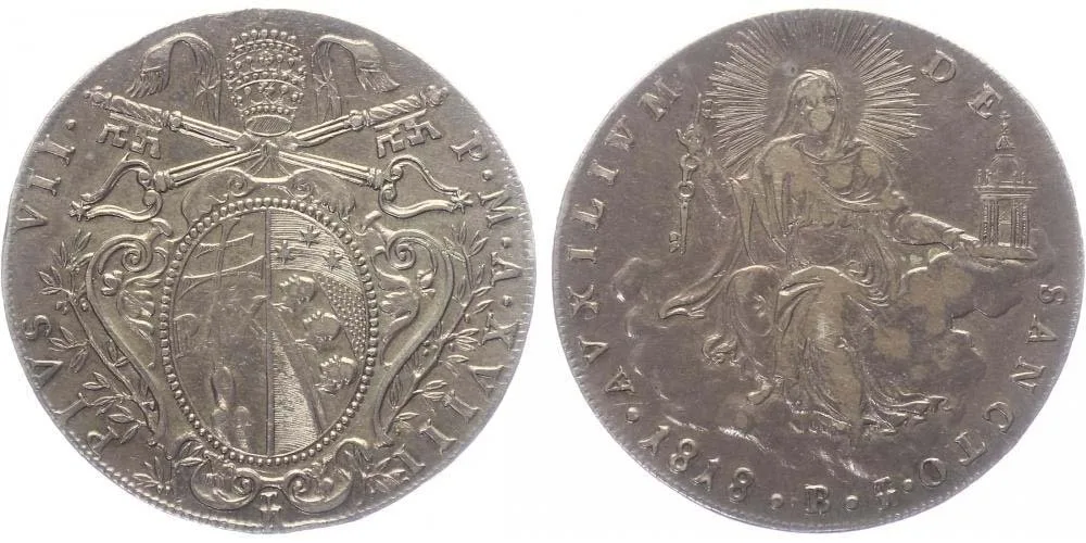 Vatikán, Pius VII., 1800 - 1823 — 1