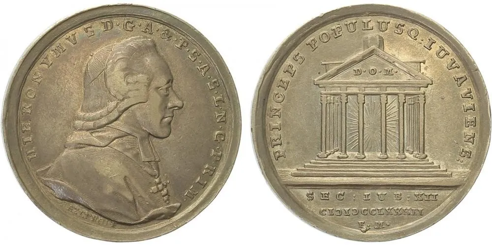 Salzburg - arcibiskupství, Hyeronymus Colloredo, 1772 - 1803 — 1