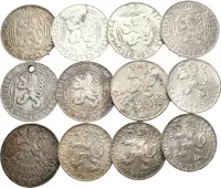 100 Kčs 1948 - 30. výročí ČSR, UK (2x), 100 Kč 1949 - Hornická práva (2x), 100 Kčs 1951 - — 2