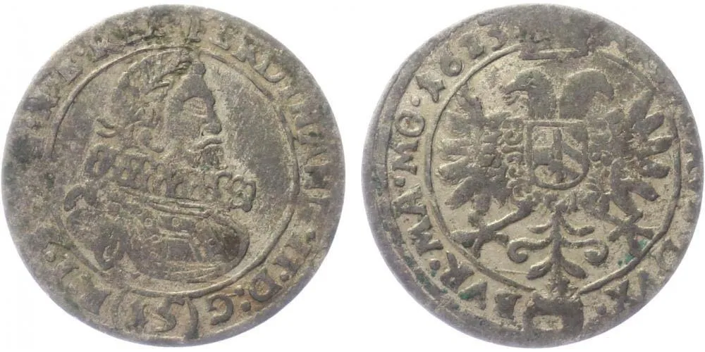Ferdinand II., 1619 - 1637 (Mince kiprová) — 1