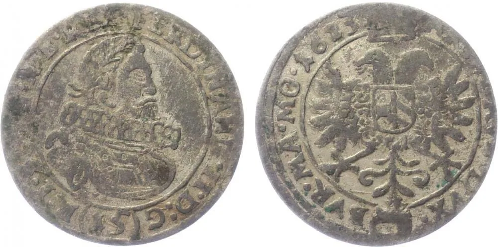 Ferdinand II., 1619 - 1637 (Mince kiprová) — 1