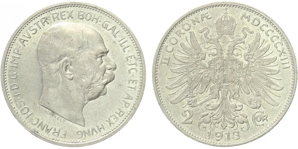Korunová měna, 1892 - 1918 — 1