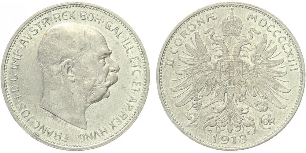 Korunová měna, 1892 - 1918 — 1