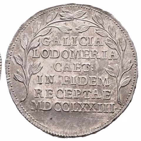 AR Velký žeton 1773 (J. M. Krafft)- K holdování v Haliči a Vladiměřsku. Dvojité