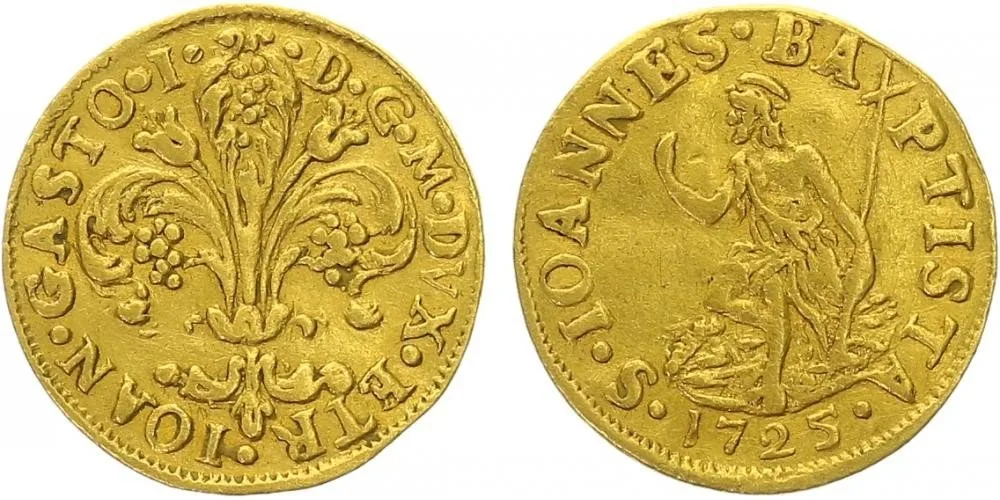 Itálie - Firenze, Giovanni Gaston, 1723 - 1737 — 1