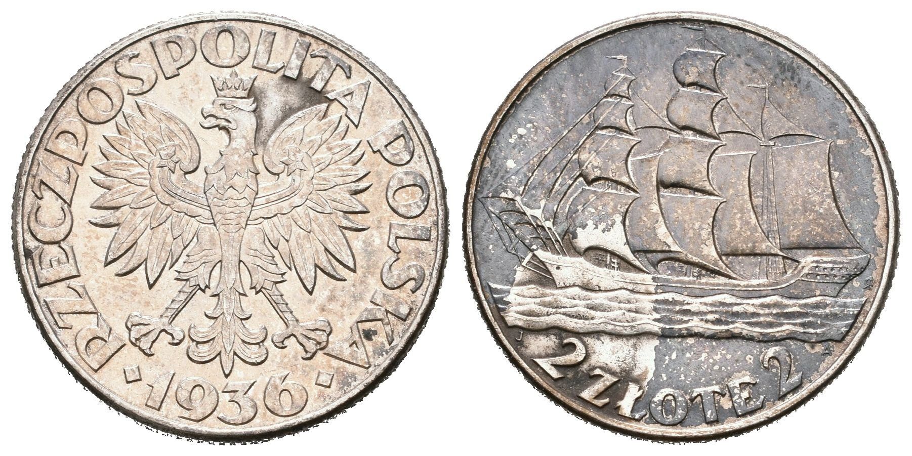 Polsko, 2 Zloté 1936 - Gdyně