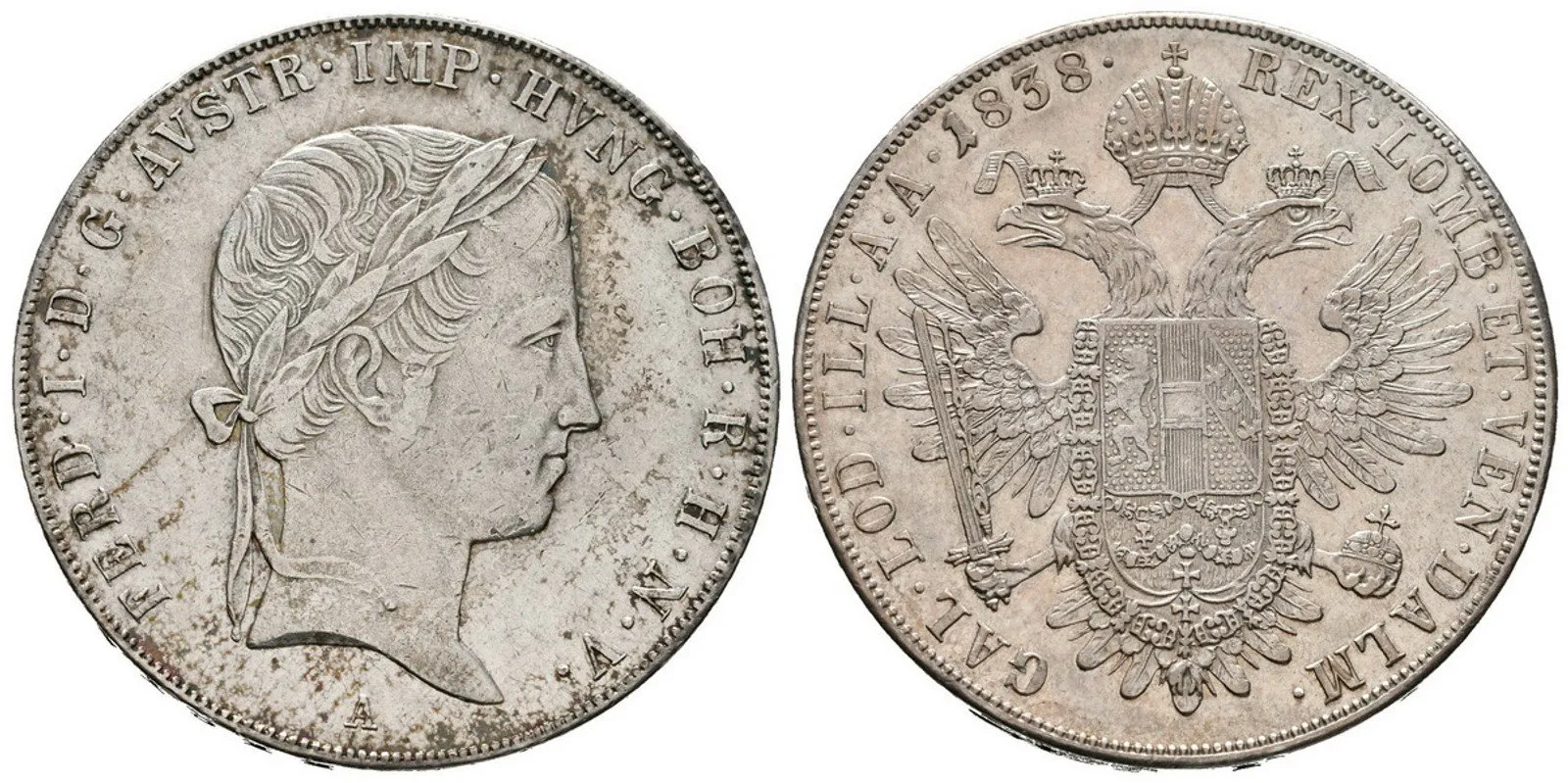 Ferdinand V., Tolar, 1838 A, Vídeň