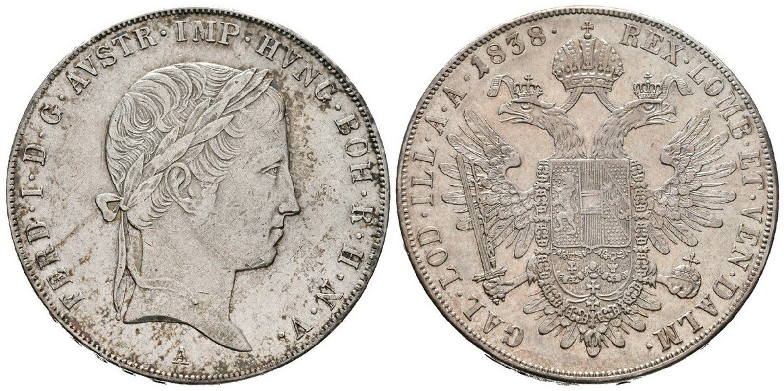 Ferdinand V., Tolar, 1838 A, Vídeň