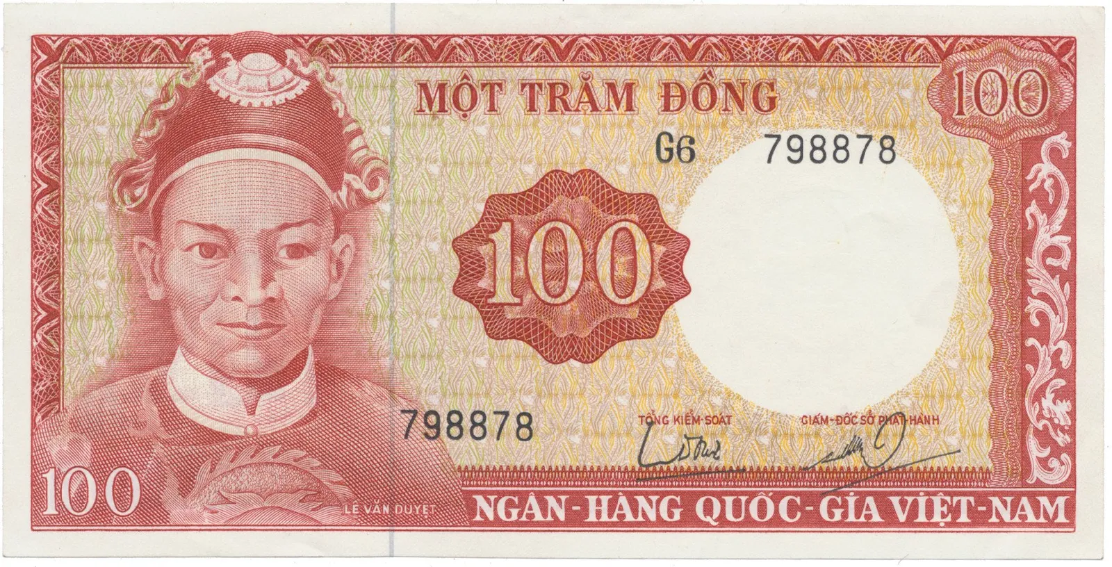 Jižní Vietnam, 100 Dong (1966), P.19b