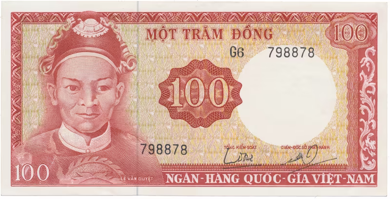 Jižní Vietnam, 100 Dong (1966), P.19b