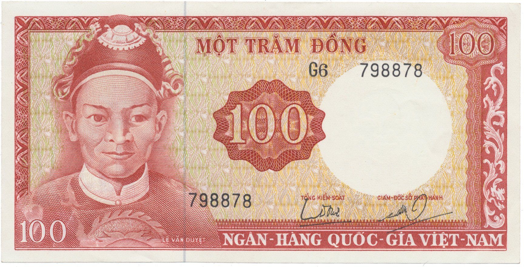 Jižní Vietnam, 100 Dong (1966), P.19b