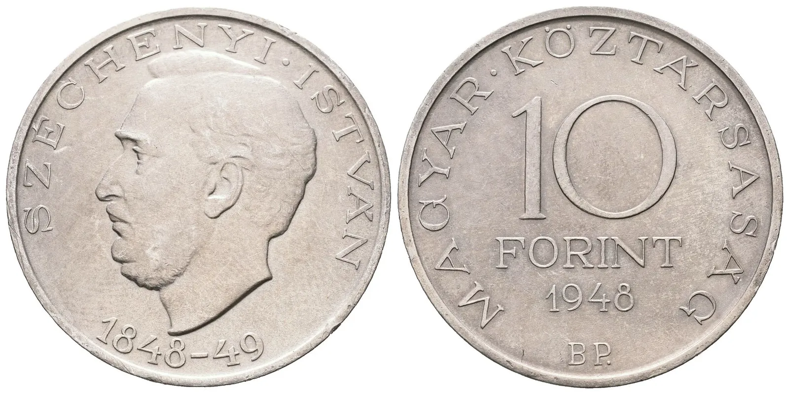 Maďarsko, 10 Forint 1948