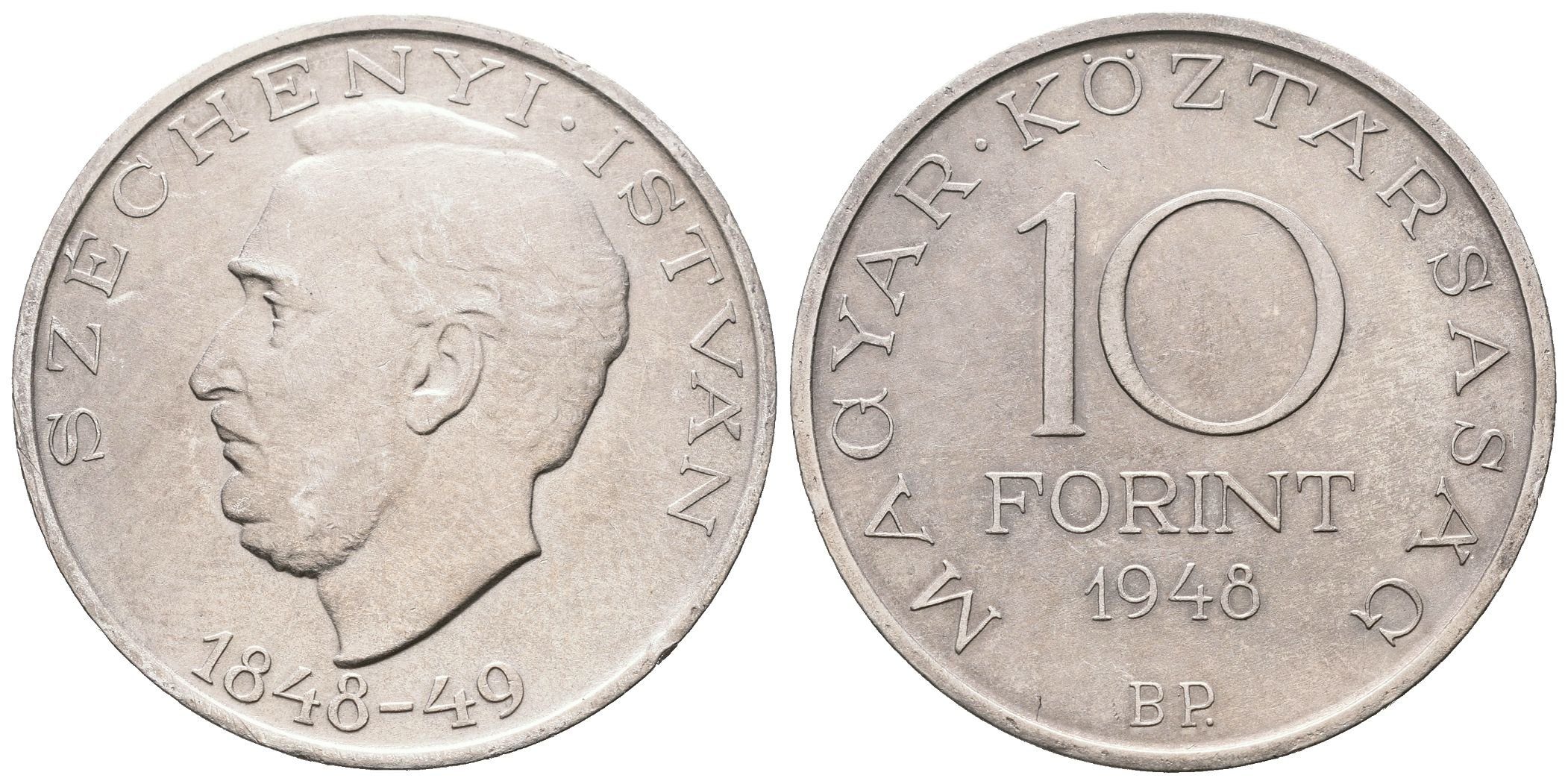 Maďarsko, 10 Forint 1948