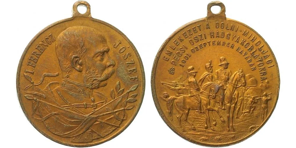 František Josef I., medaile vojenských manévrů — 1