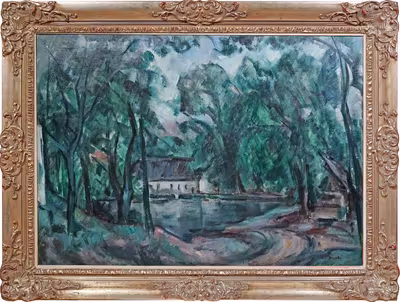 Bohumír Dvorský: Bohumír Dvorský (1902 - 1976) - Bravantický rybník - velký formát