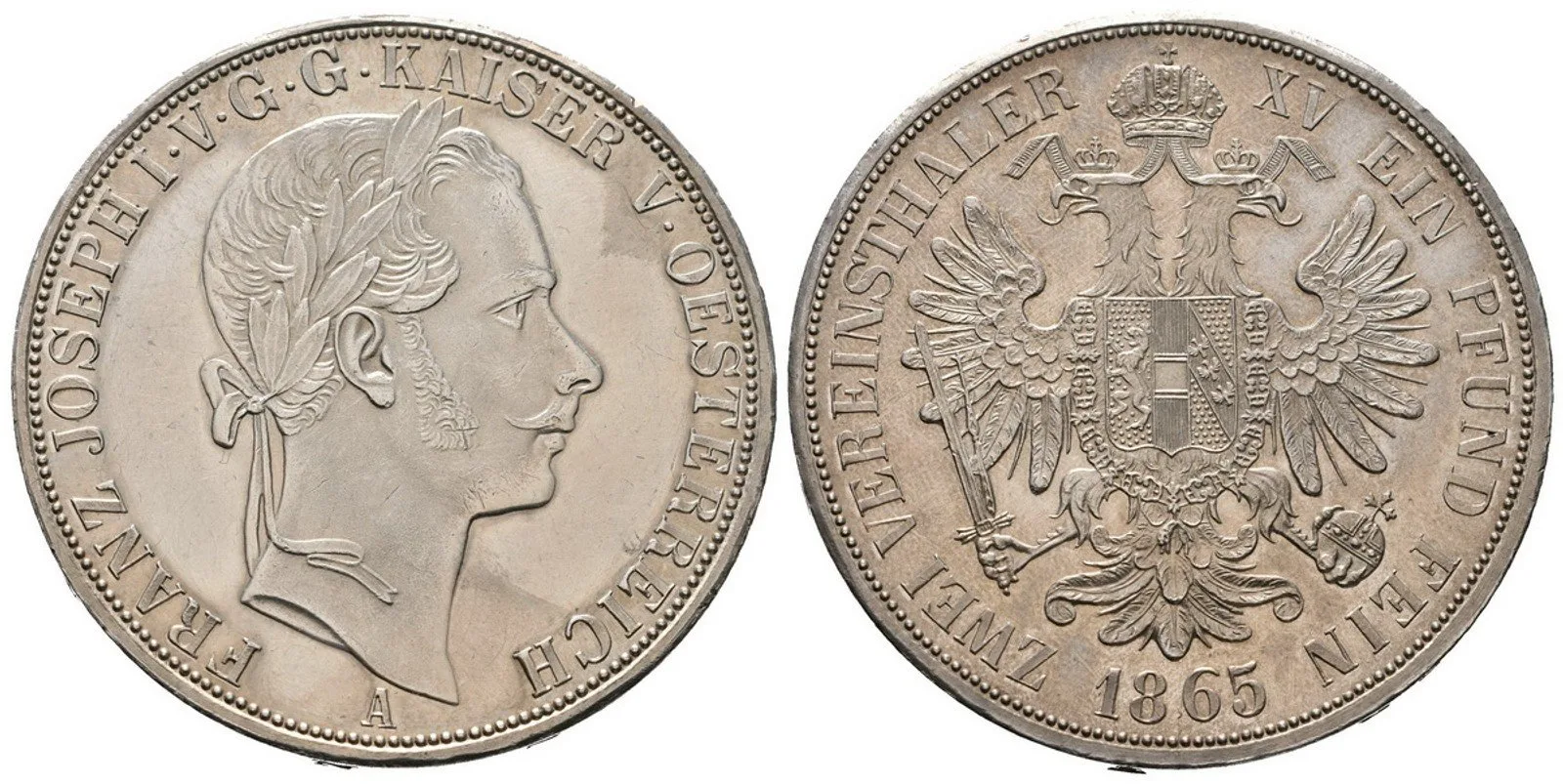Rakouská a spolková měna, 1857 - 1892 — 1
