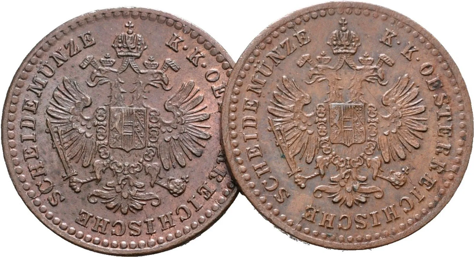 Rakouská a spolková měna, 1857 - 1892 — 1