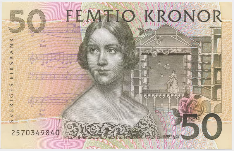 Švédsko, 50 Kronor 1996-2002, P.62a