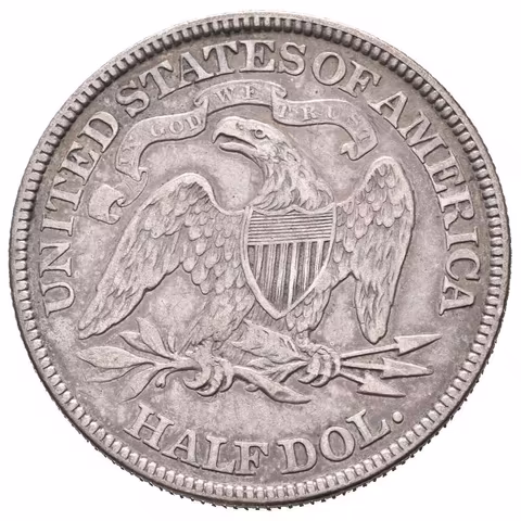 1/2 Dollar 1873, KM.107, pěkná zachovalost, patina, rysky