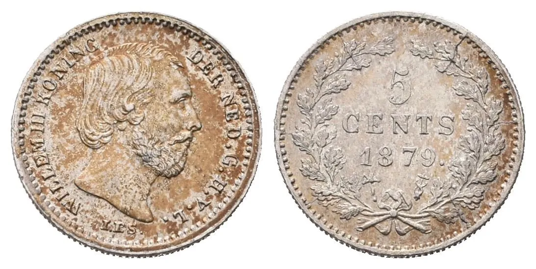 Nizozemí, 5 Cent 1879