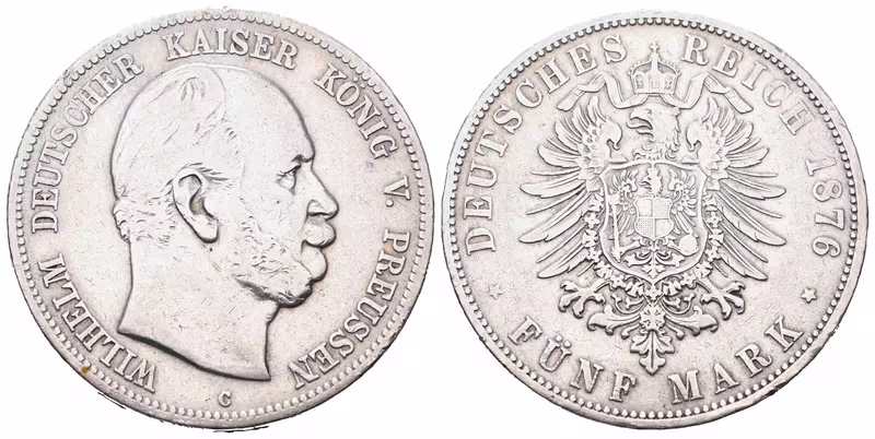 Prusko, 5 Marka 1876 C