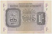 Velká Británie, 1 Shilling (1943), BMA - vojenské vydání, P.M2