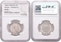 Prusko, 2 Marka 1888 A - NGC