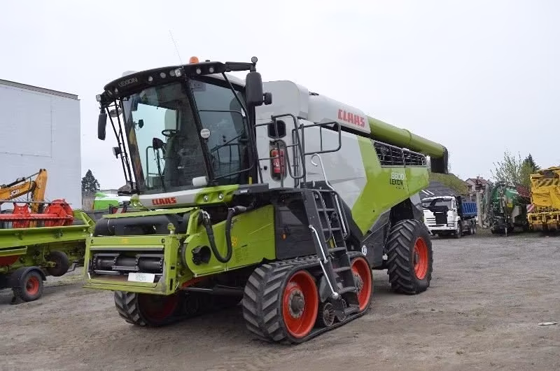 CLAAS C86 LEXION 8800 + CLAAS 1230 -  PÁSOVÝ KOMBAJN + LIŠTA