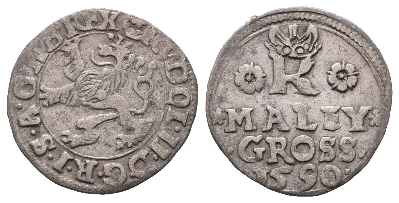 Rudolf II., Malý groš 1590, Jáchymov
