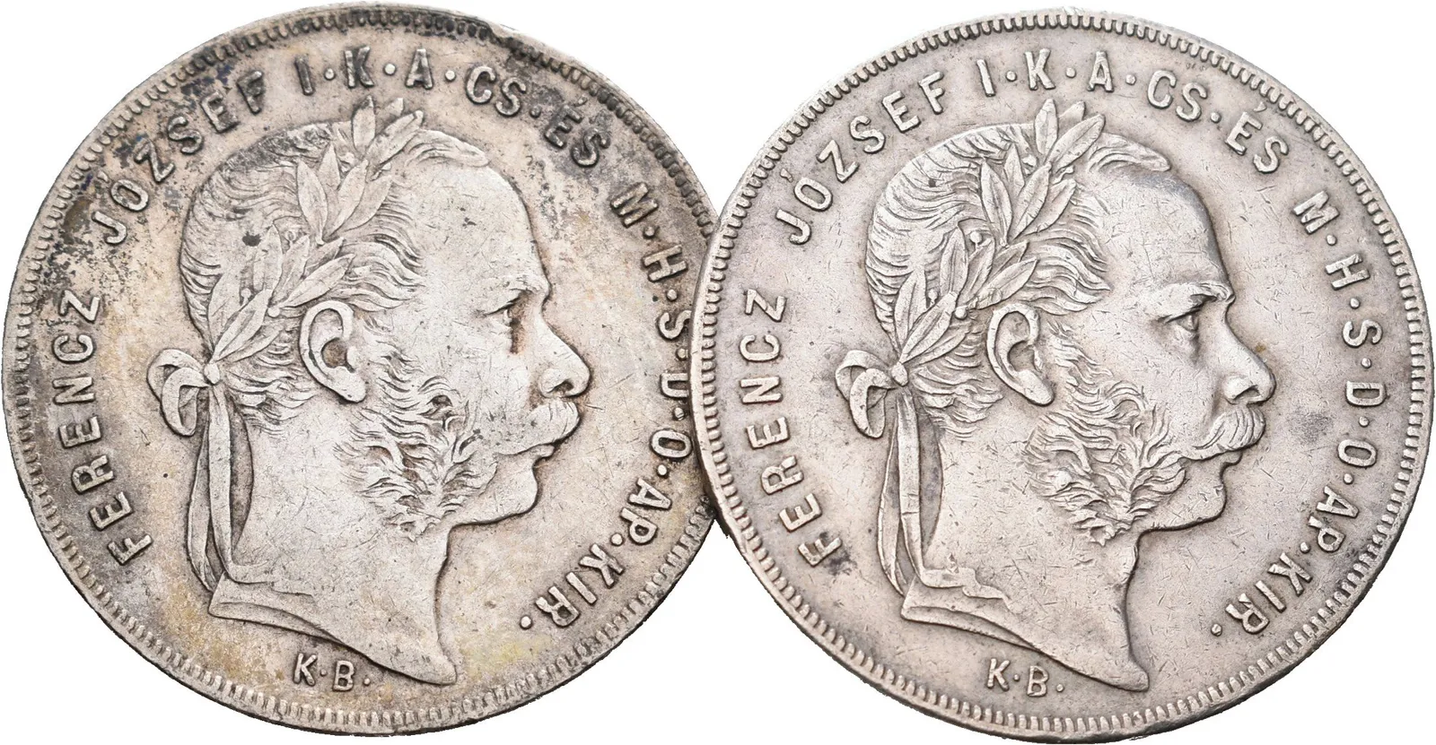 Zlatník 1879 KB - lot 2 kusů