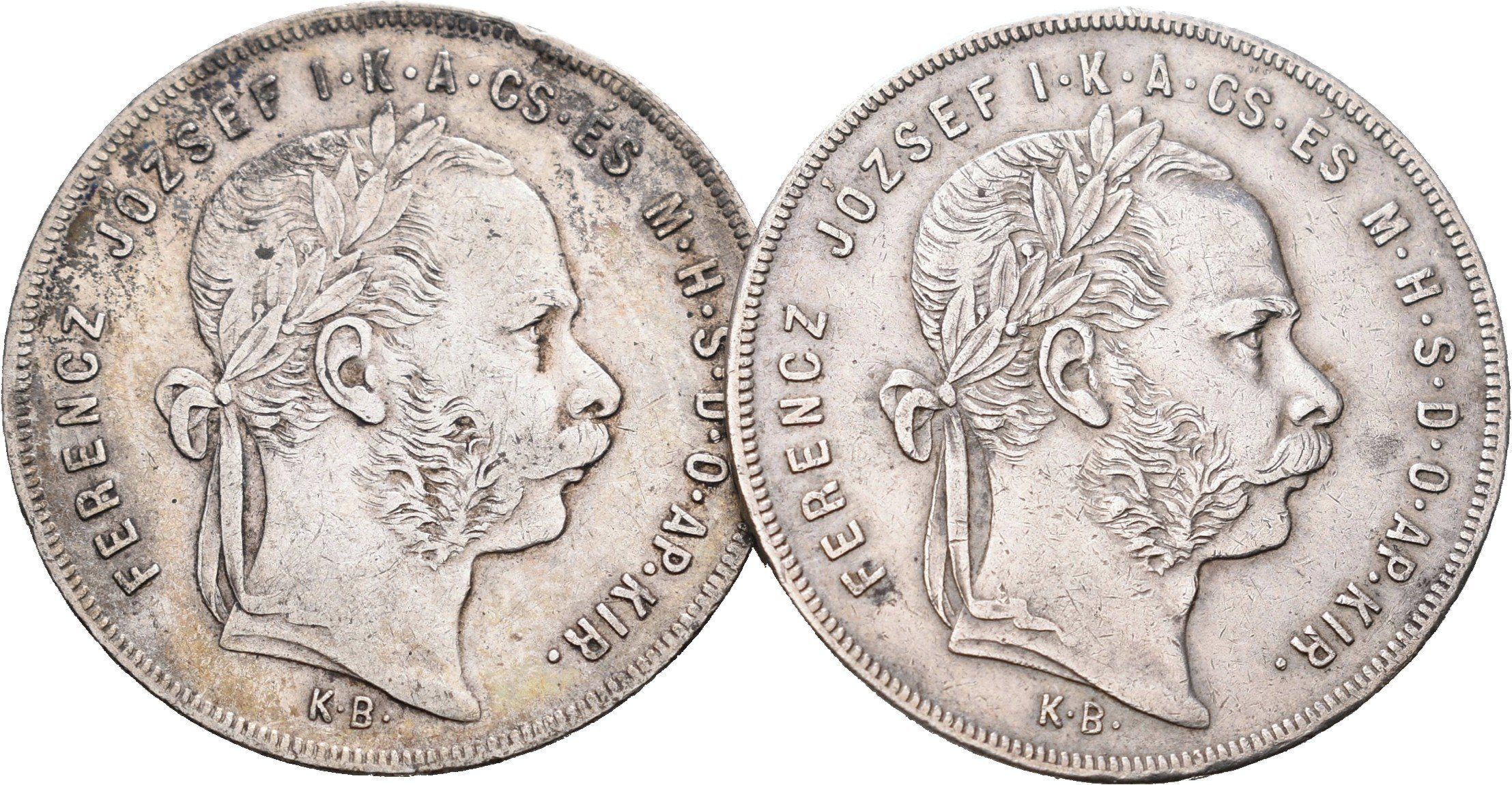 Zlatník 1879 KB - lot 2 kusů