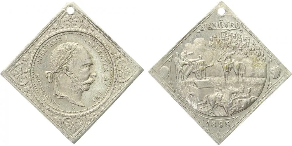 František Josef I., medaile vojenských manévrů — 1