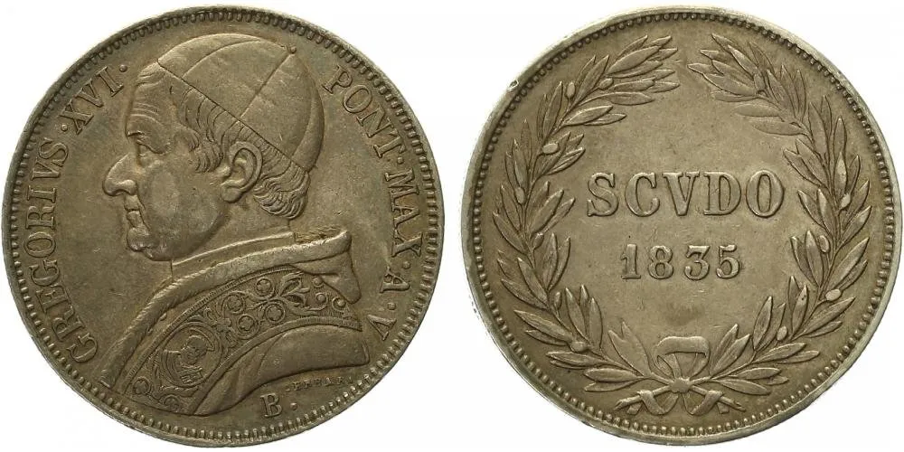 Vatikán, Gregorius XVI., 1831 - 1846 — 1