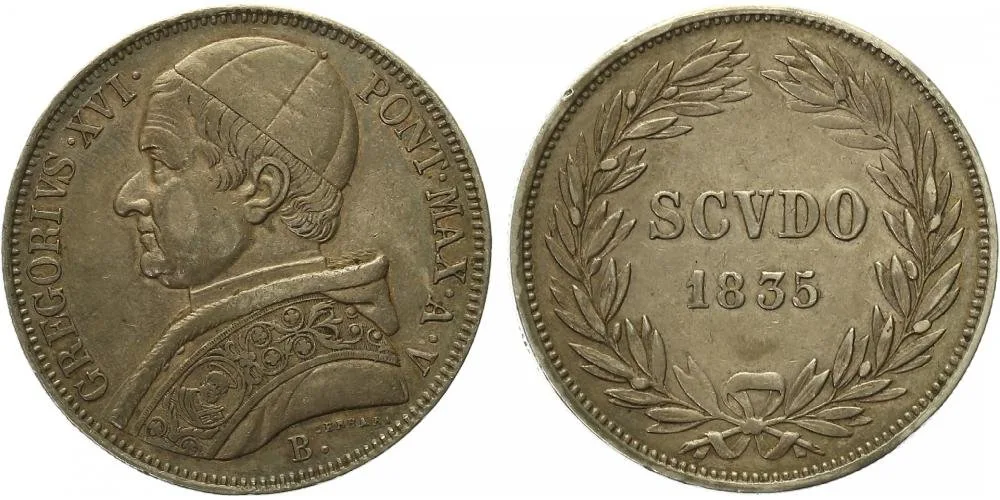 Vatikán, Gregorius XVI., 1831 - 1846 — 1