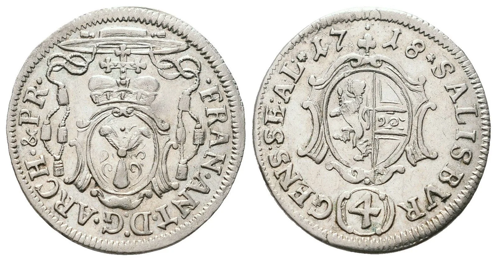Salzburg - arcibiskupství, Franz Anton Harrach, 1709 - 1727 — 1
