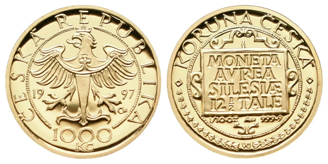 1000 Kč 1997 - Koruna česká - Slezské stavy, PROOF