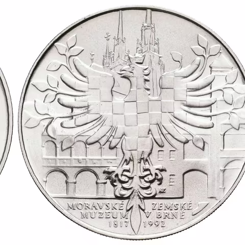 100 Kčs 1992 - Moravské zemské muzeum, ražební lesk