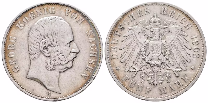 Sasko, 5 Marka 1903