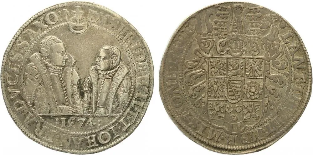 Sasko - Weimar, Friedrich Wilhelm I. a Johann III., 1573 - 1603 — 1