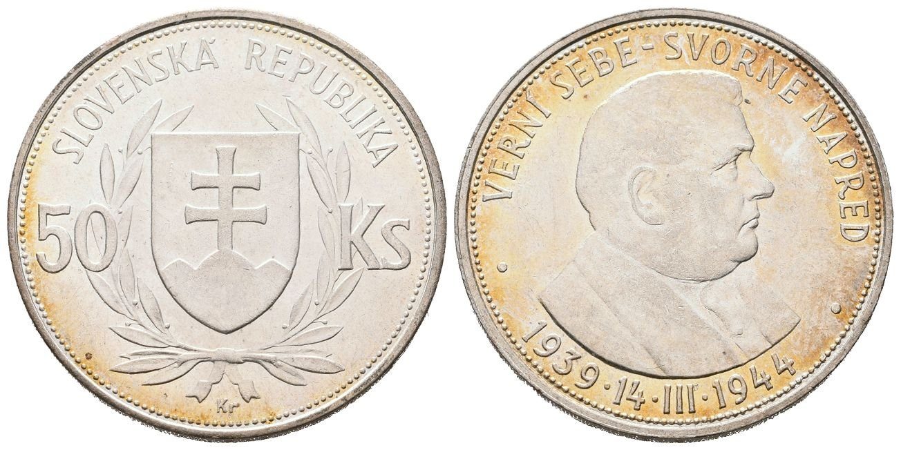 50 Koruna 1939 - Jozef Tiso