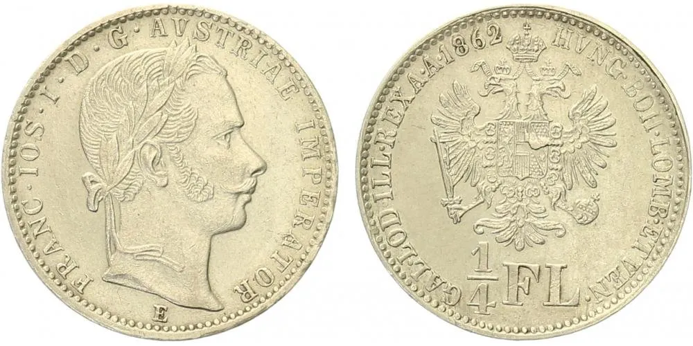 Rakouská a spolková měna, 1857 - 1892 — 1