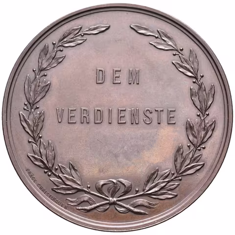 AE Medaile 1886 - Cena za zásluhy u příležitosti III. vinařského spolkového