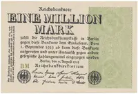 Německo, 1 Million Mark 1923, Ro.101d