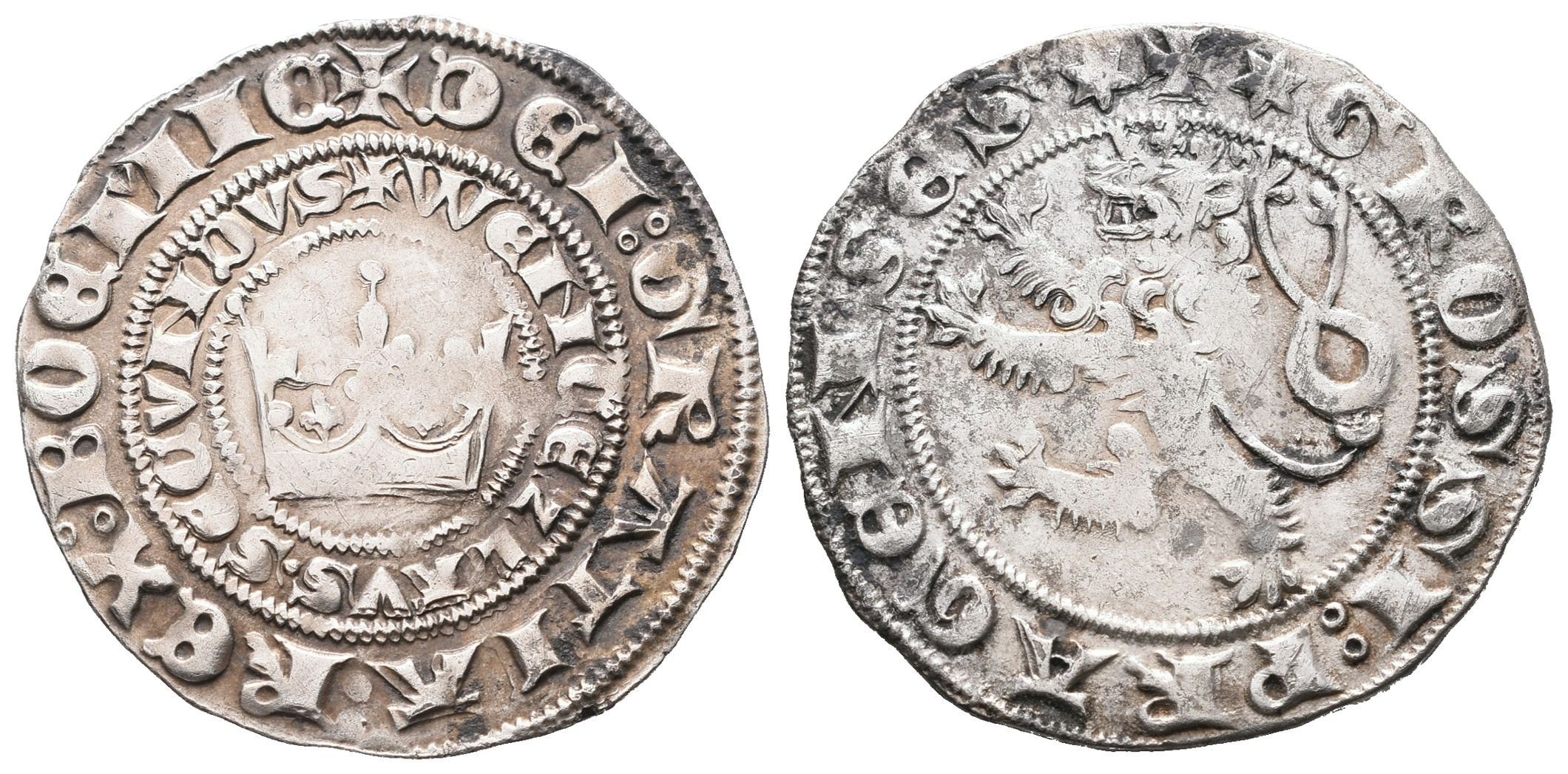 Václav II., Pražský groš, Smolík 2
