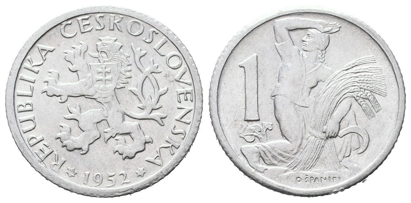 1 Koruna 1952