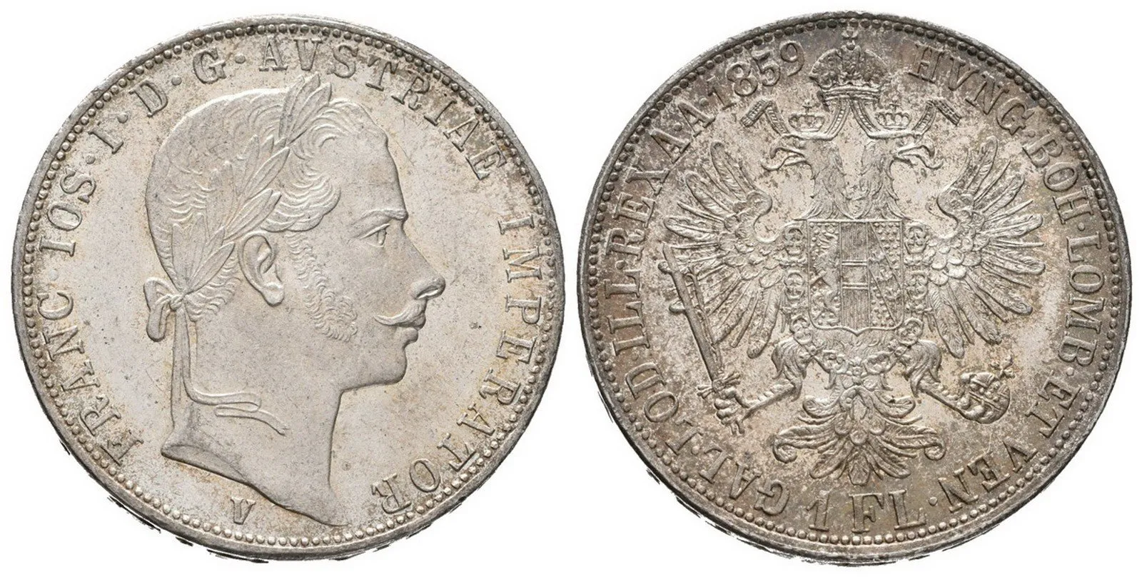 Rakouská a spolková měna, 1857 - 1892 — 1