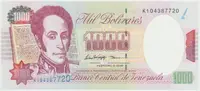 Venezuela, 1000 Bolivares 1998, P.76c