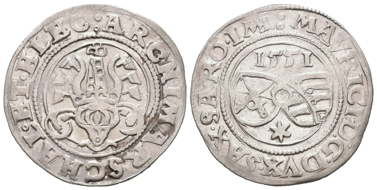 1/4 Tolar 1551, Freiberg, Keilitz/Kahnt.17, pěkná zachovalost, pěkně vyražený, — 1